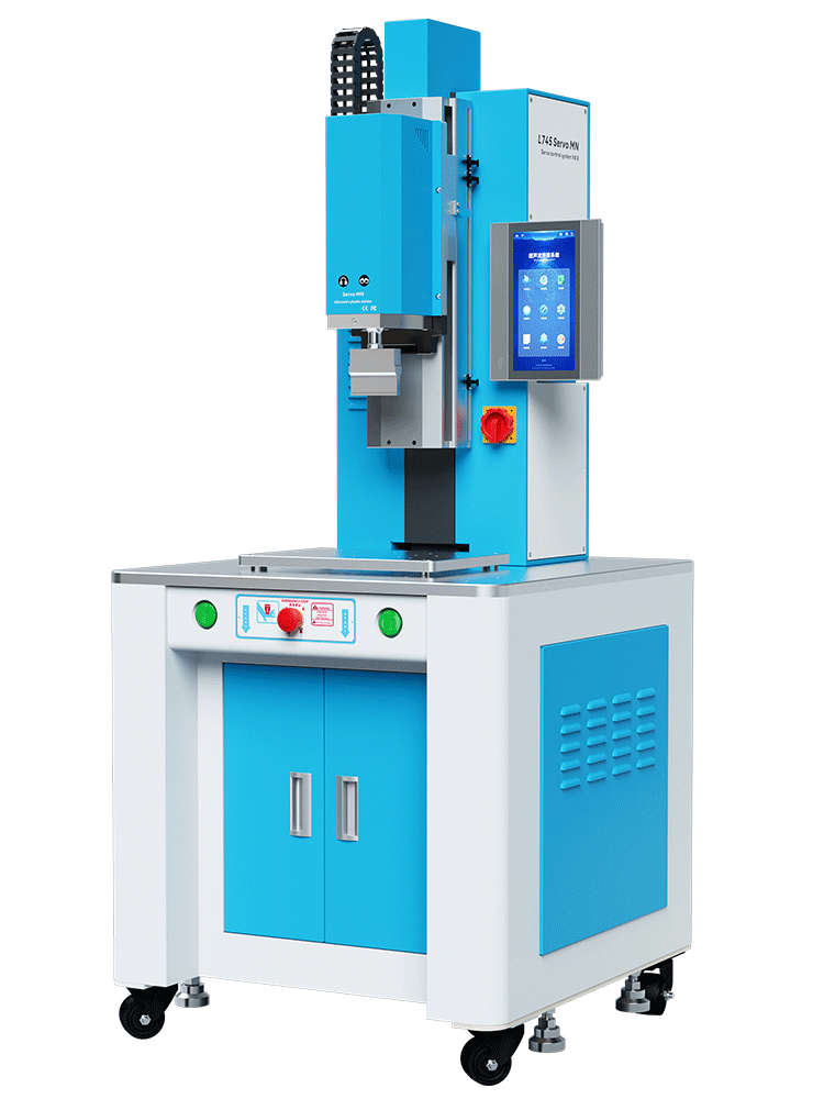 靈科<i style='color:red'>伺服</i>超聲波塑料焊接機(jī) 40kHz1200W L745 Servo MN 豪華臺機(jī)型
