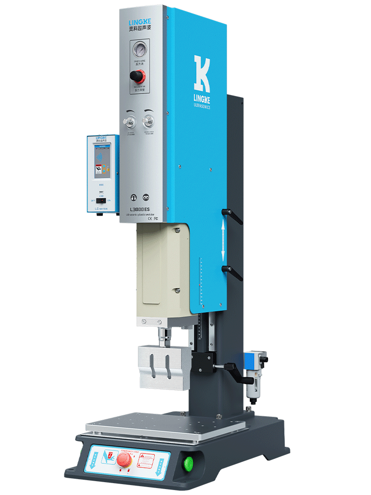 靈科超聲波塑料焊接機(jī)（方立柱） 15kHz-2600/3200W L3000 ES 數(shù)字